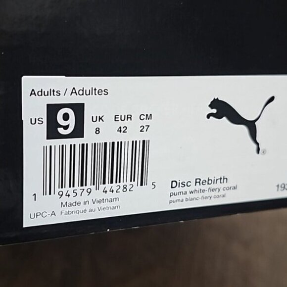 Puma Disc Rebirth Basketball Shoes Size 9 New main image 2